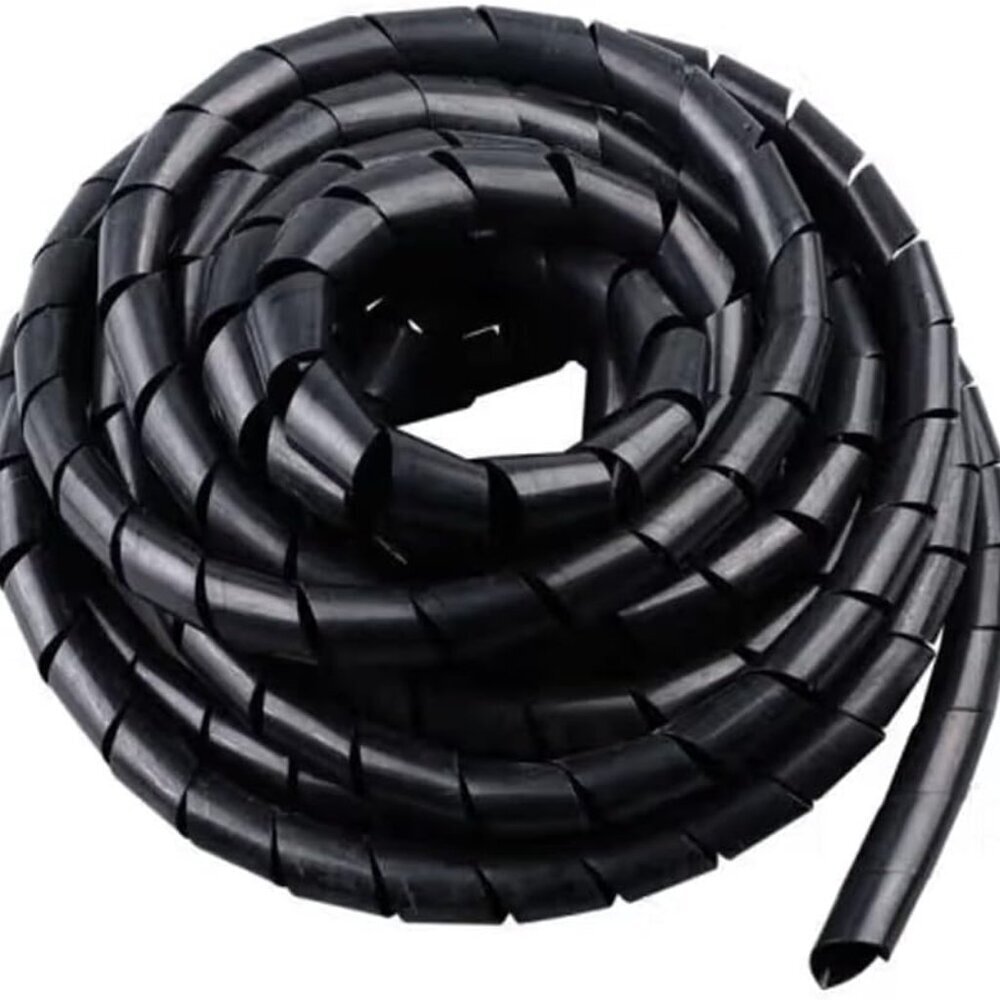 Spiral Cable Wrap - 20 Ft Cable Management Sleeve Organizer for Computer, Power,